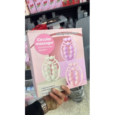 Masseur circulaire pour les jambes à double rangée de rouleaux