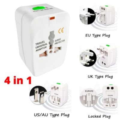Adaptateur de voyage universel EU USA UK AUS