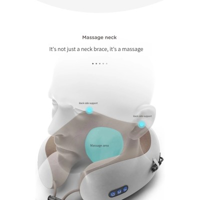 Coussin de Massage Cervical Électrique USB – Forme U