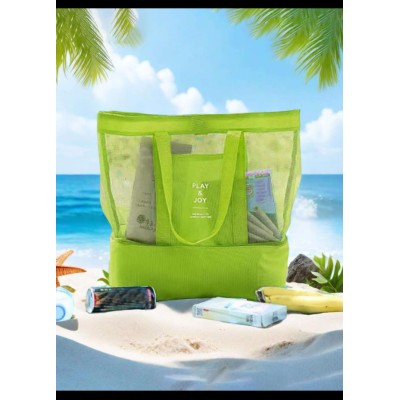 Sac de Plage 2-en-1  Avec Compartiment Isotherme Intégré