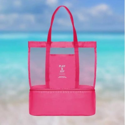 Sac de Plage 2-en-1  Avec Compartiment Isotherme Intégré