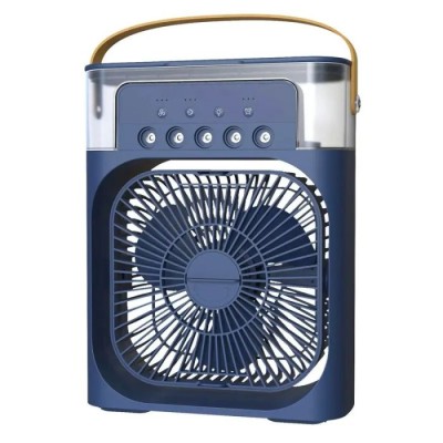Mini Rafraîchisseur d’Air Portable 3-en-1 : Ventilateur, Humidificateur et Brumisateur