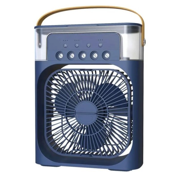 Mini Rafraîchisseur d’Air Portable 3-en-1 : Ventilateur, Humidificateur et Brumisateur