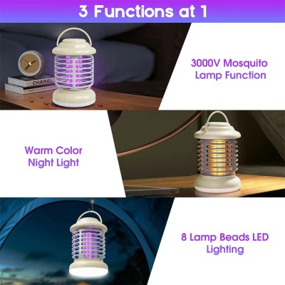 Lampe Anti-Moustique 3-en-1