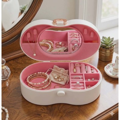 Boîte à Bijoux Nomade "Nœud Élégant"