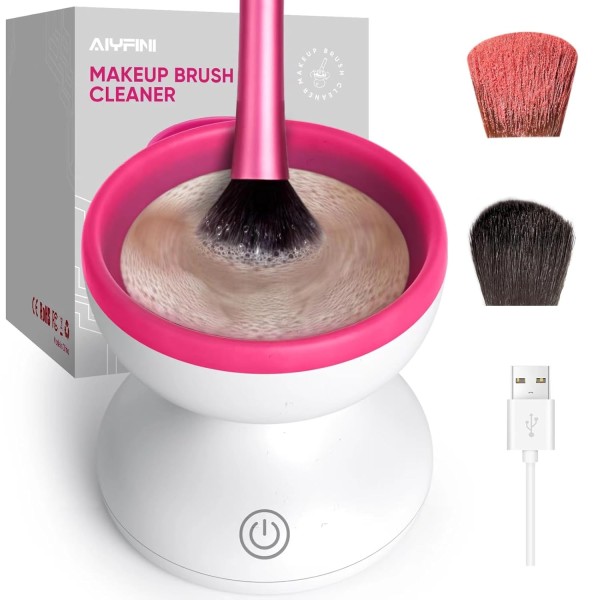 nettoyeur électrique de pinceaux de maquillage