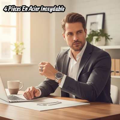 Coffret 4 Pièces en Acier Inoxydable MP001